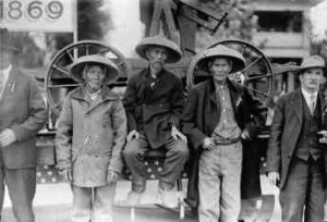 railroad asian workers
